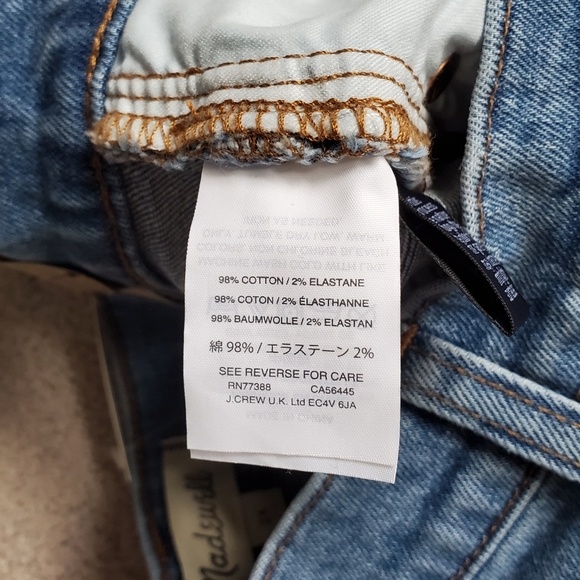 Madewell High-Rise Denim Short - Picture 6 of 10